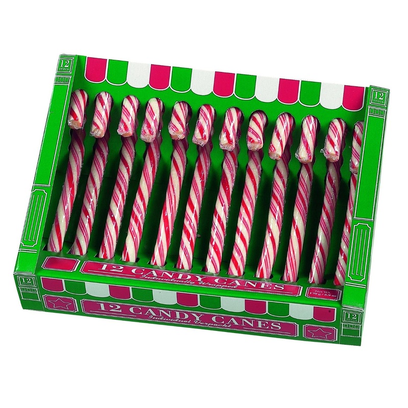 Mini Candy Cane Gift Set- Box of 12