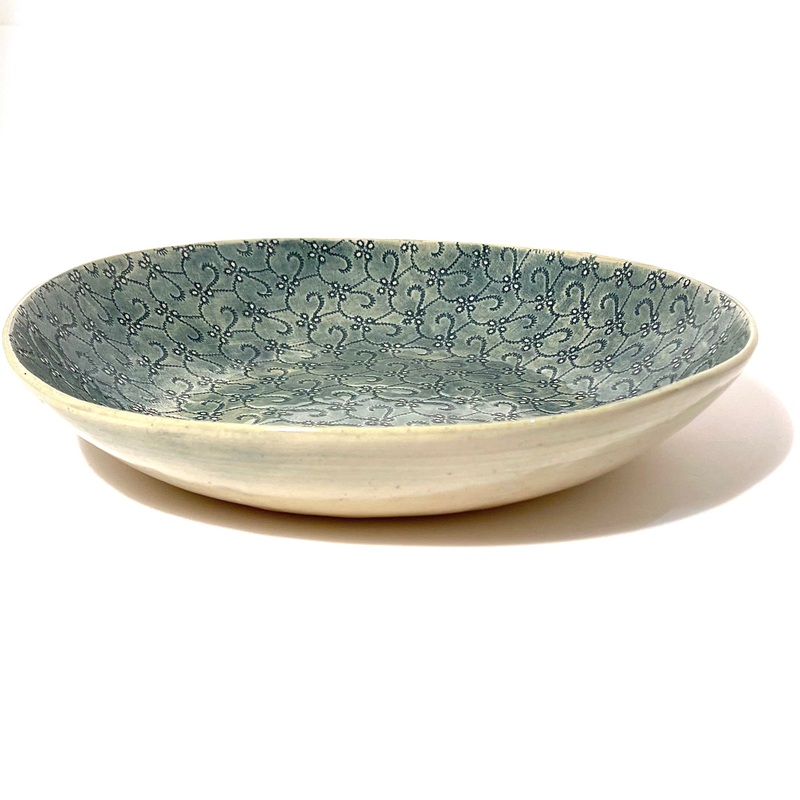 Wonki Ware Round Serving Bowl - Marine