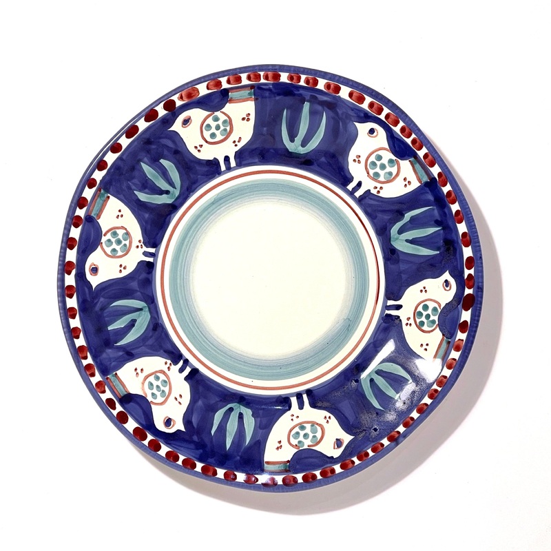 Amalfi Blue/Green Gallina Dinner Plate - 29cm