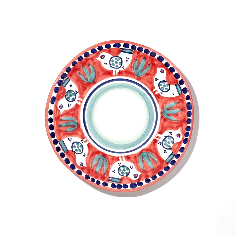 Amalfi Pink Gallina Side Plate - 23cm