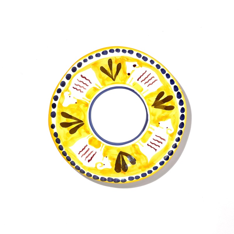 Amalfi Yellow Capra Side Plate - 23cm