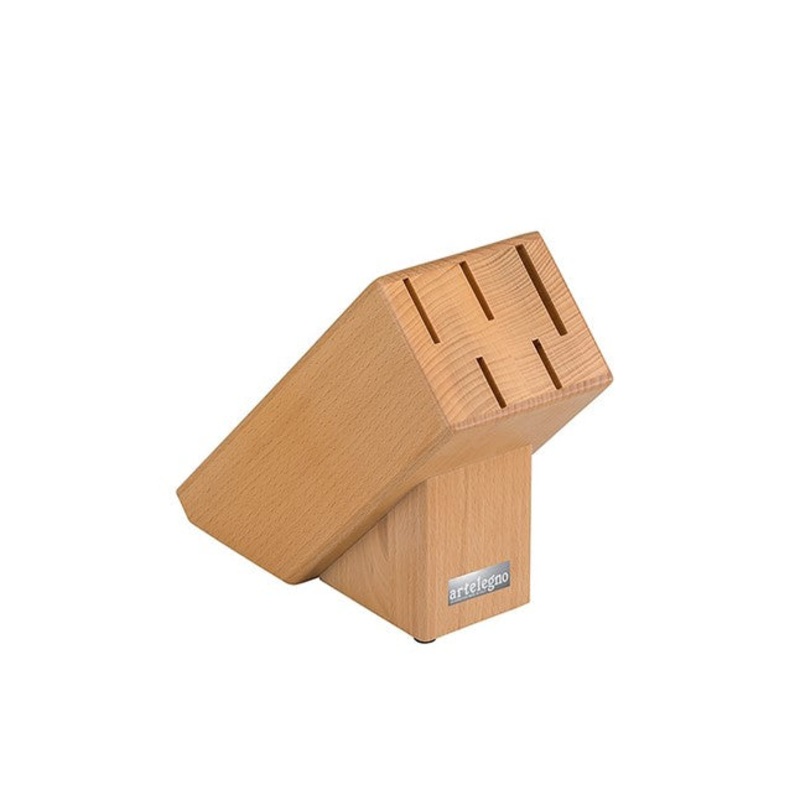 Artelegno Beech Knife Block (5 Slot)