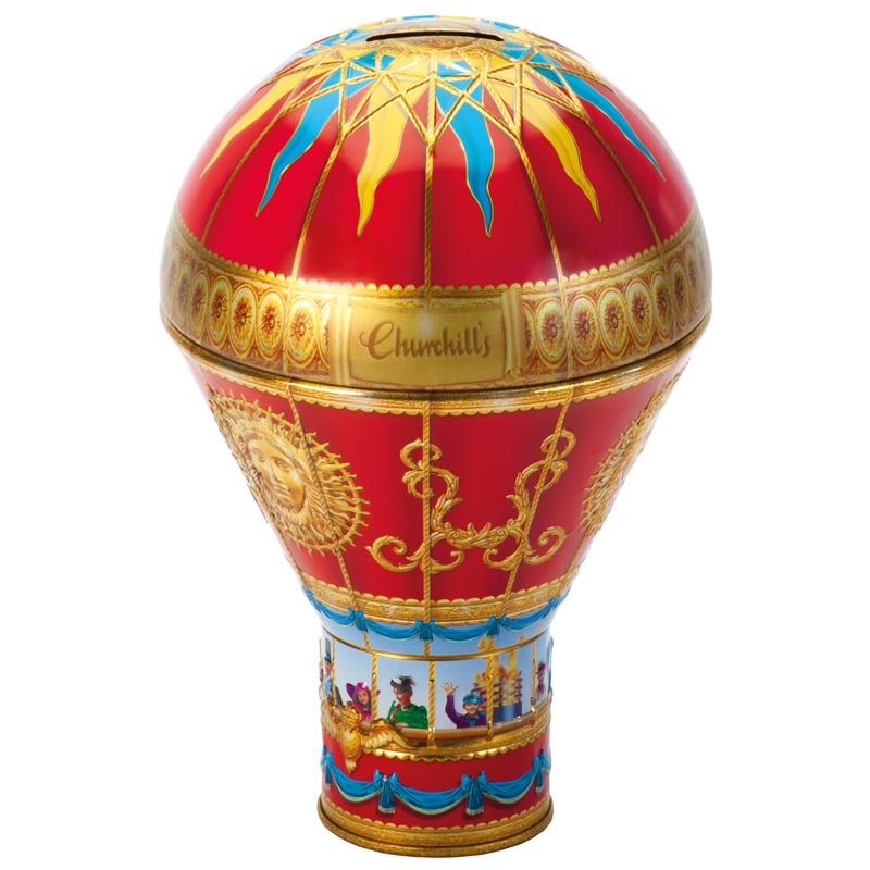 Churchills Hot Air Balloon Tin With Fudge