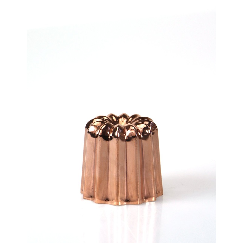 de Buyer Fluted Copper Canele Mould - 4.5cm
