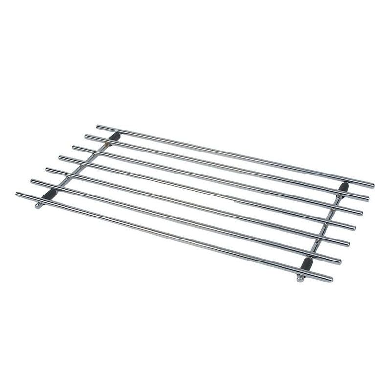 Rectangular Chrome Trivet