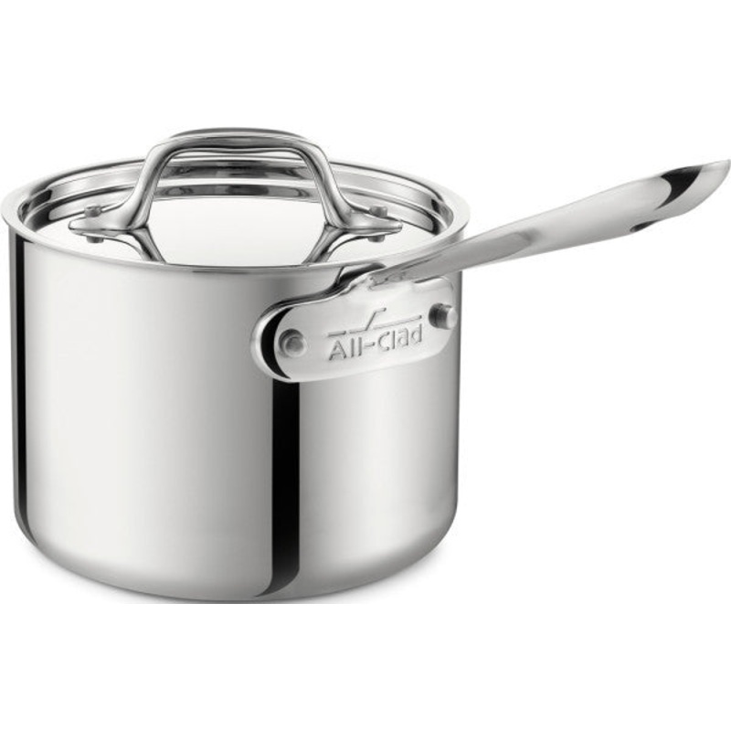 All-Clad D3 Saucepan With Lid 3 Ply - 2qt
