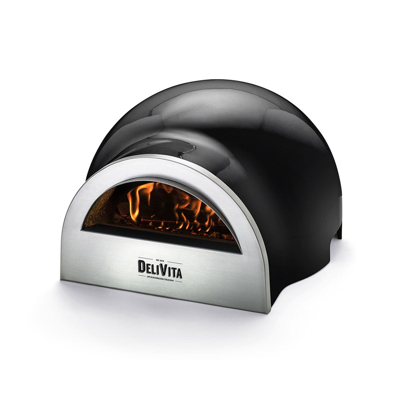 Delivita Wood-Fired Oven - Very Black