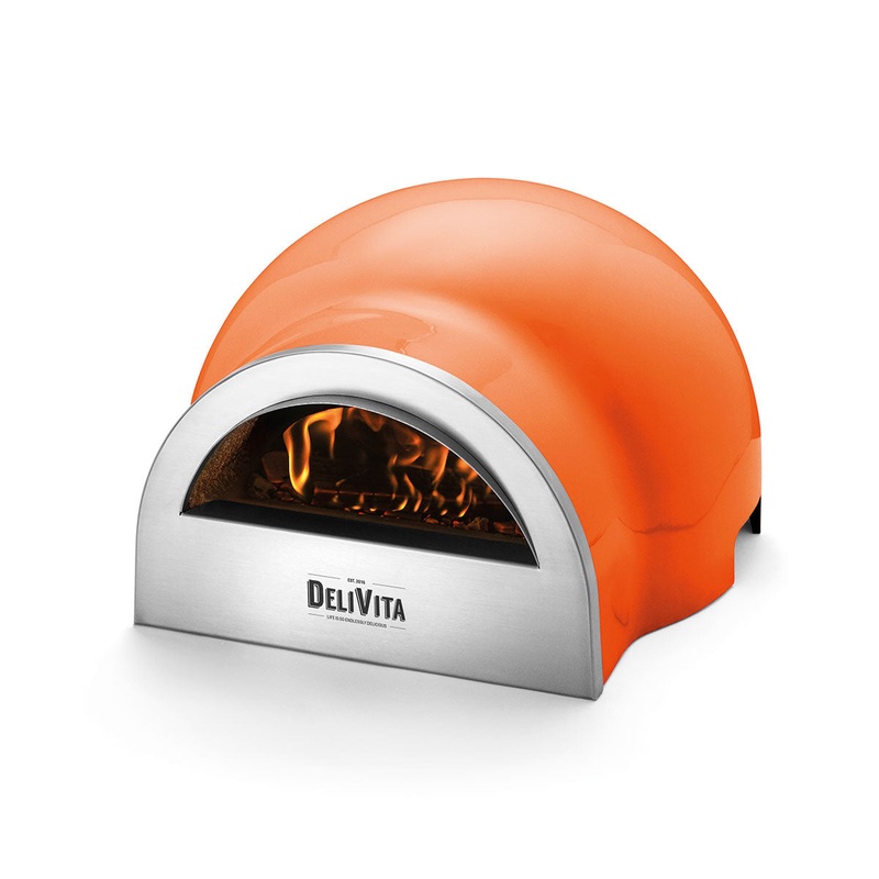 Delivita Wood-Fired Pizza/Oven - Orange Blaze