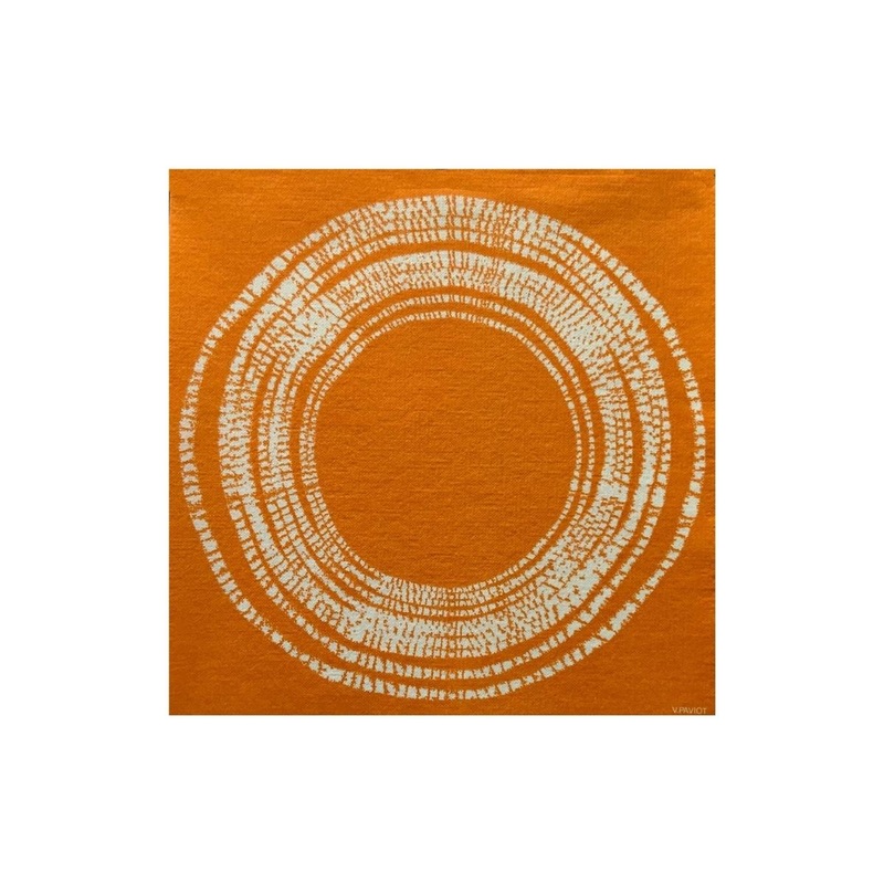 Francoise Paviot Cocktail Napkins - Round