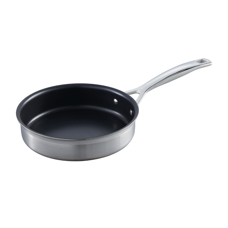 Le Creuset 3 Ply Stainless Steel Non-Stick Saute Pan - 20cm