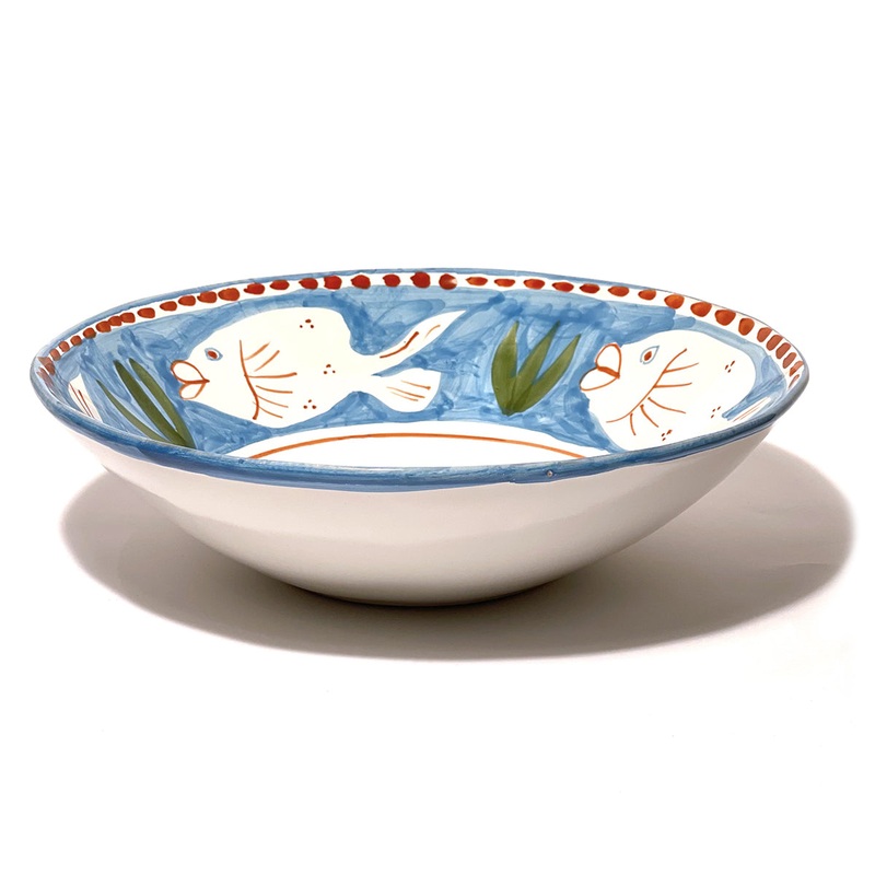 Amalfi Blue Poseidon Salad Bowl - 32cm