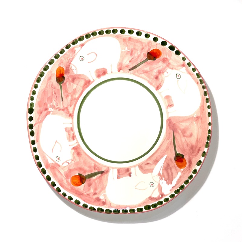 Amalfi Pink Cortile Dinner Plate - 29cm
