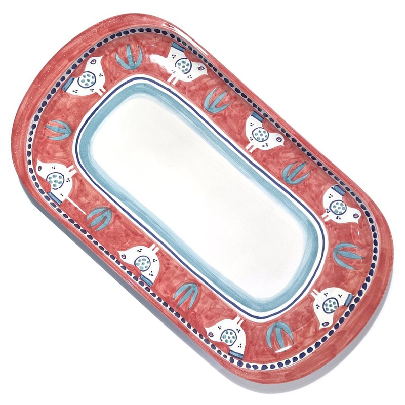 Amalfi Pink Gallina Platter - 70cm