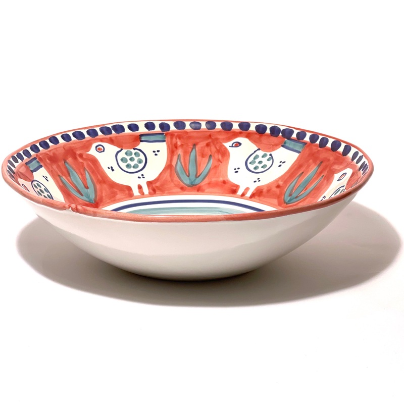 Amalfi Pink Gallina Salad Bowl - 32cm