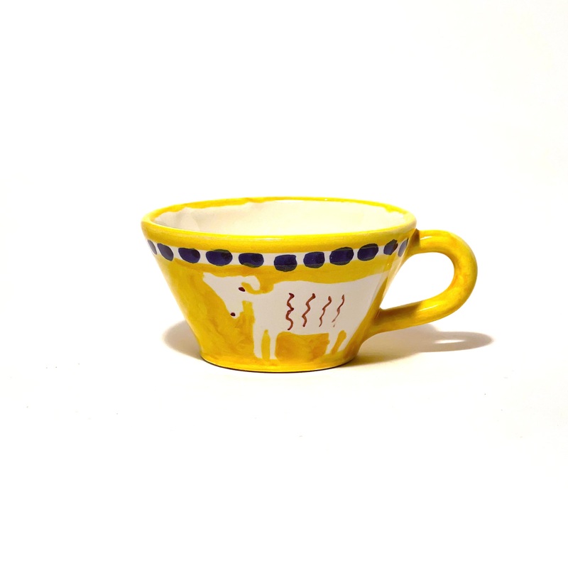 Amalfi Yellow Capra Conical Cup