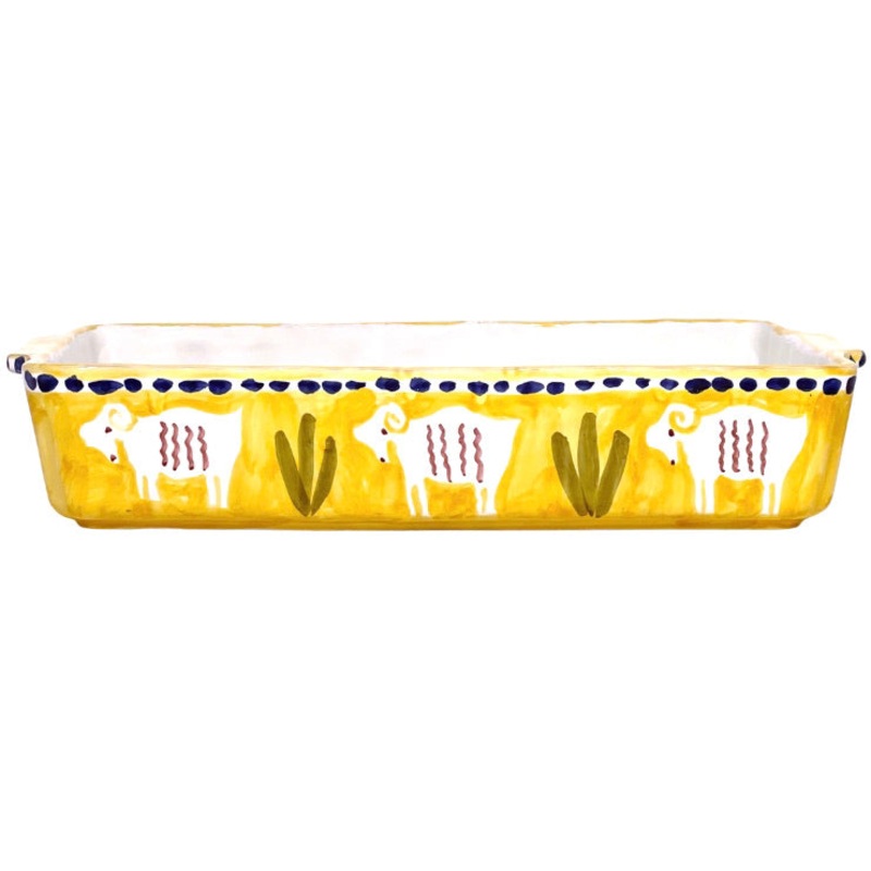 Amalfi Yellow Capra Oven/Serving Dish - 36cm