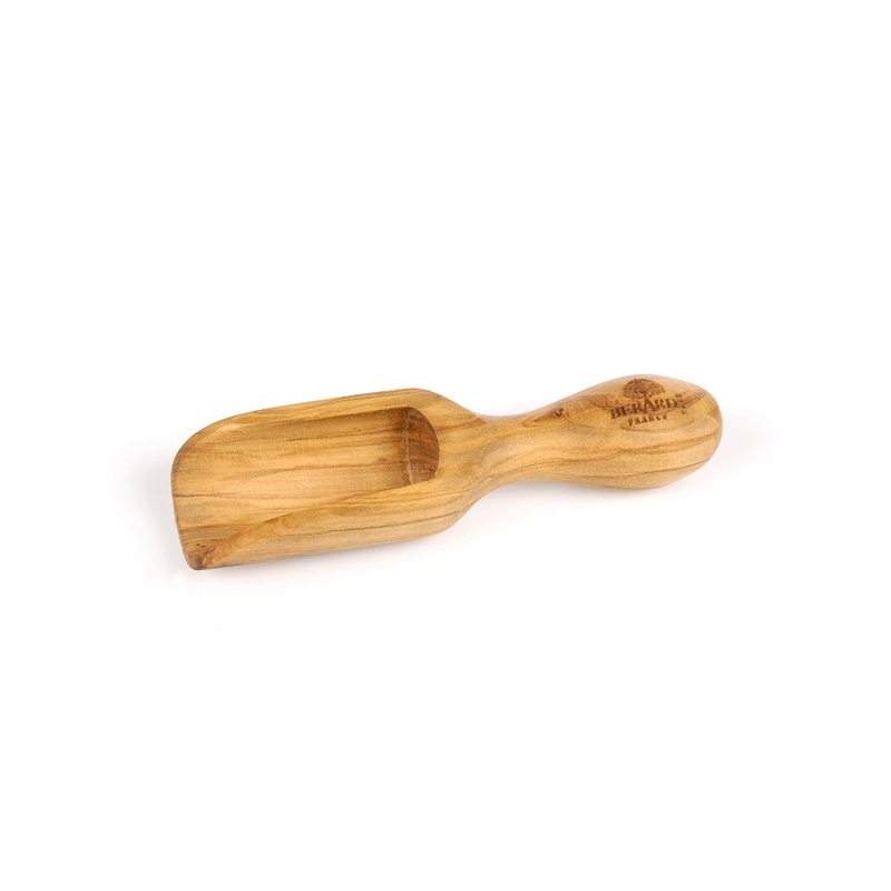 Berard Large Olive Wood Scoop - 18cm