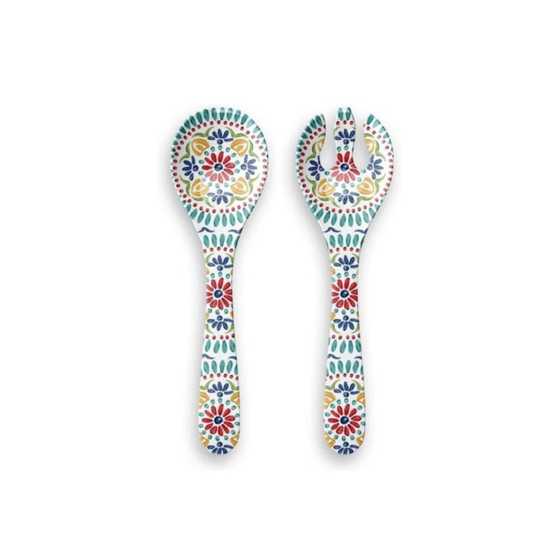 Rio Medallion Melamine Salad Servers