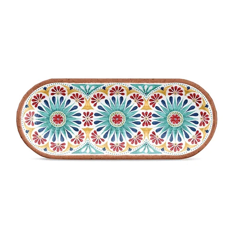 Rio Medallion  Melamine Serving Platter- 38cm