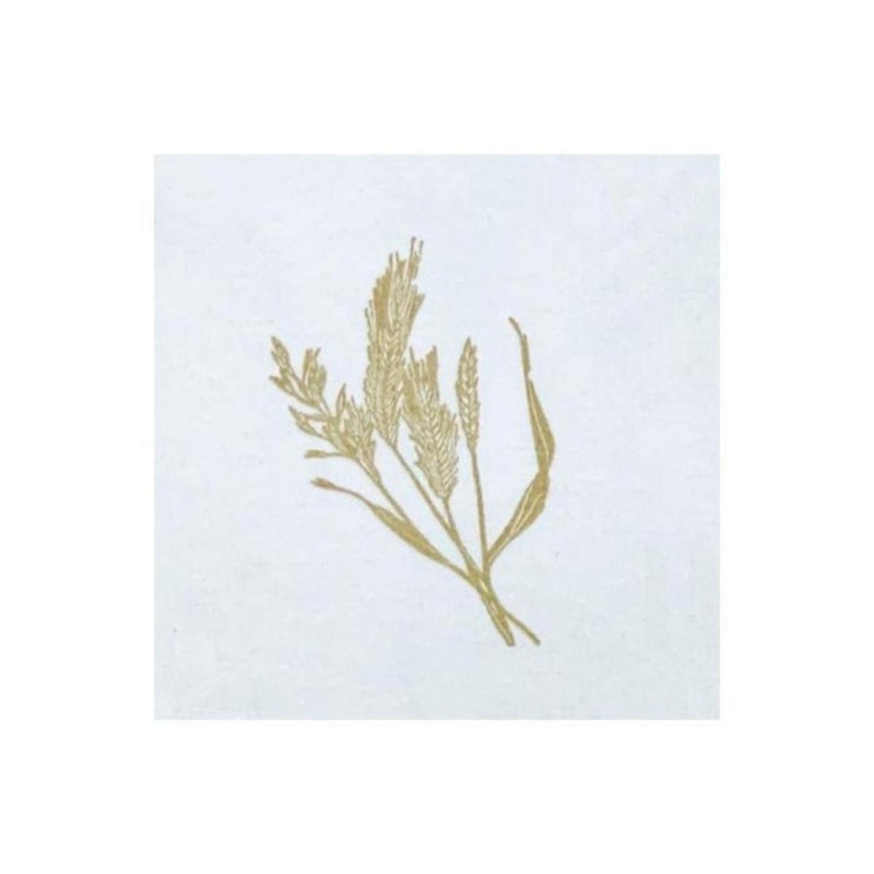 Francoise Paviot Cocktail Napkins - White Barley