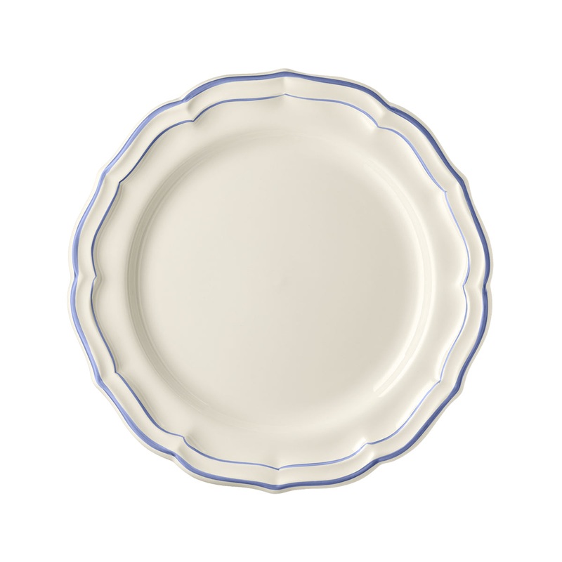 Gien Filet 26cm Dinner Plate - Bleu