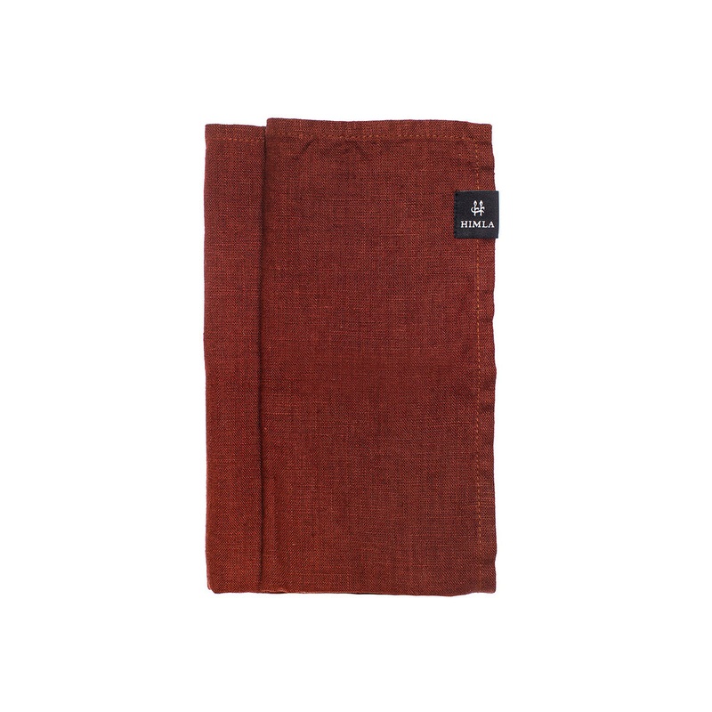 Himla Sunshine Set of 4 Napkins - Lingonberry