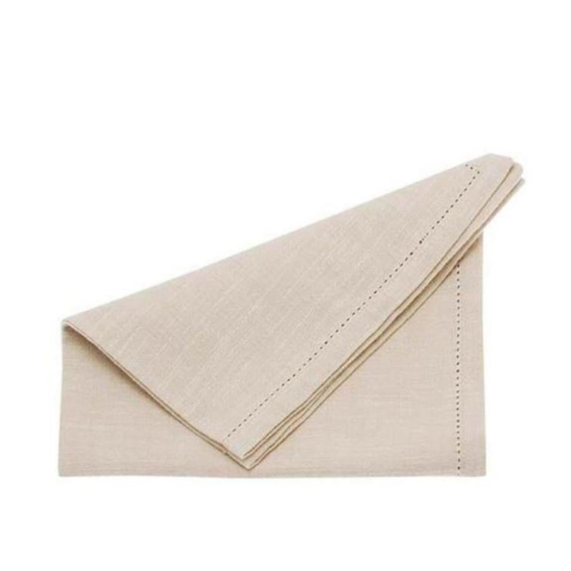 Walton & Co Chambray Set of 4 Napkins - Limestone