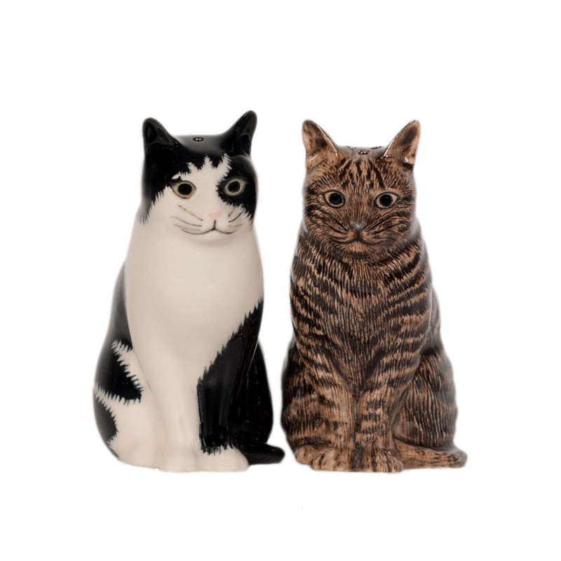 Barney & Clementine Cat Salt & Pepper Shaker Set