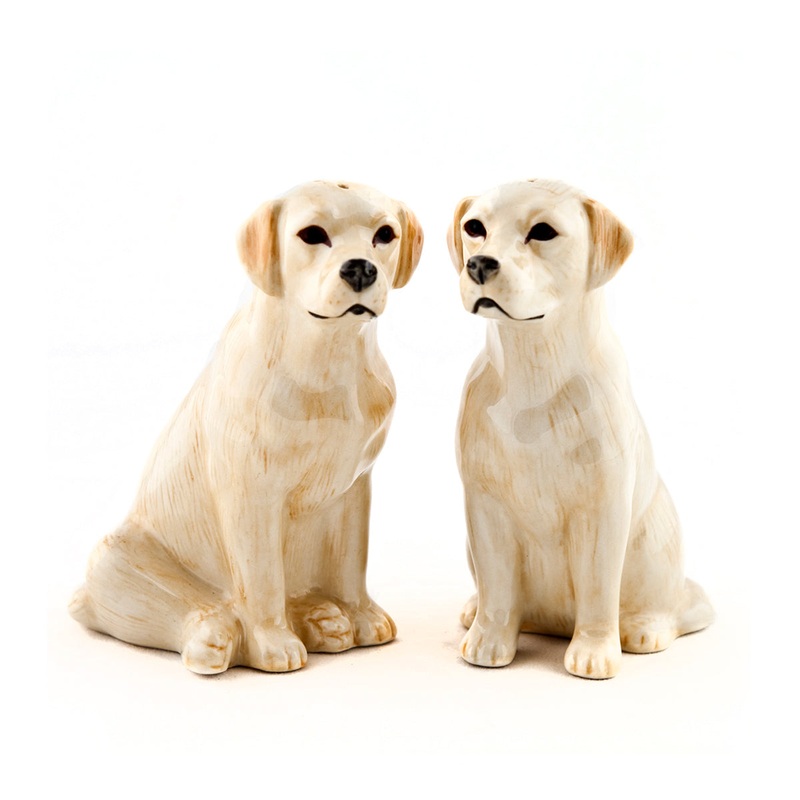Golden Labrador Salt & Pepper Shaker Set