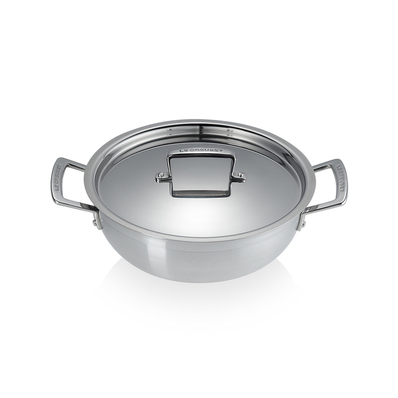 Le Creuset Cooks Special 3-Ply Chef's Casserole - 24cm