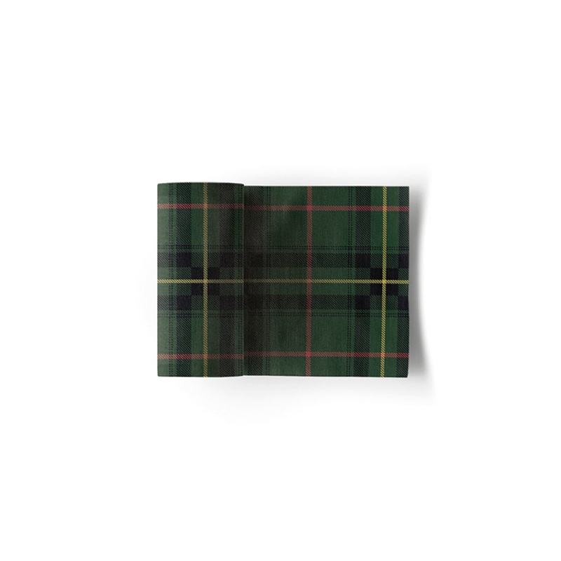 My Drap 50pc Cotton Coaster Roll - Tartan