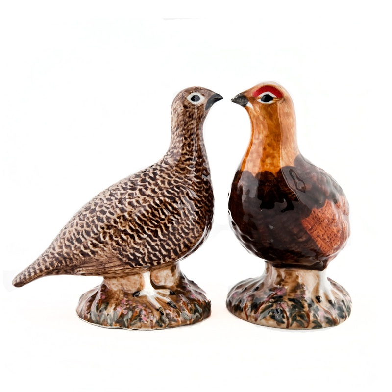 Red Grouse Salt & Pepper Shaker Set