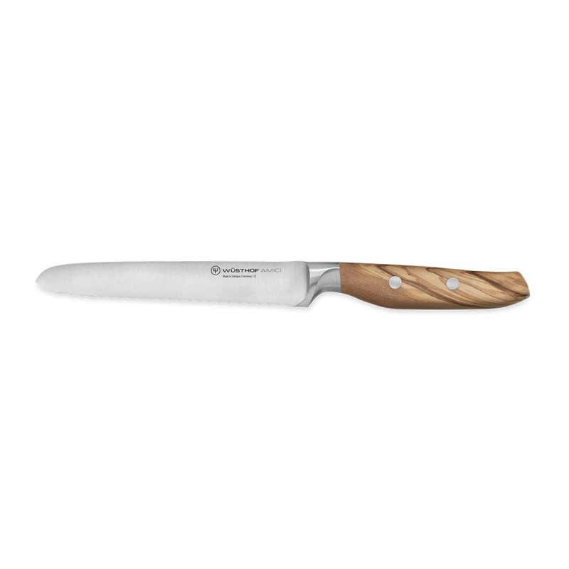 WSTHOF Amici Serrated Utility Knife - 14cm