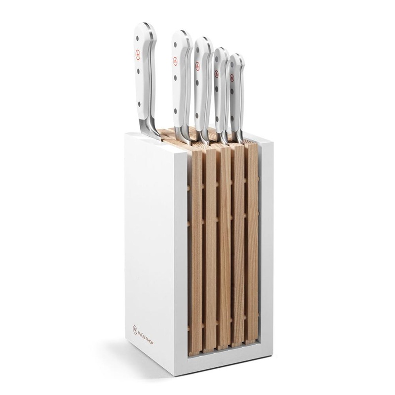 WSTHOF Classic 5 Piece Knife Set - White Block