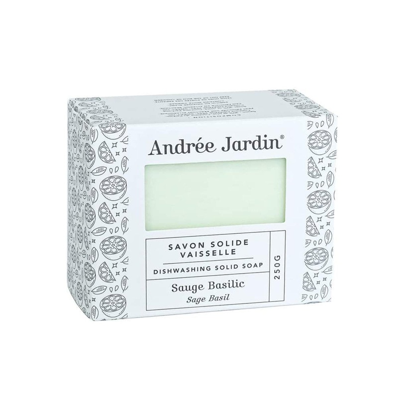 Andre Jardin Organic Solid Dishwash Soap | Sage Basil