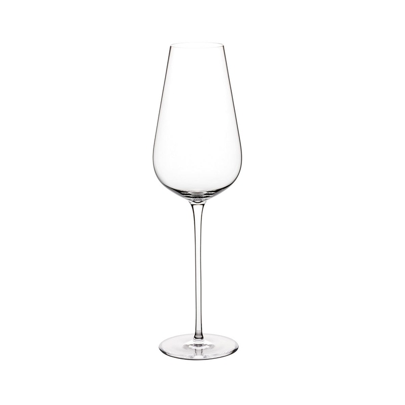 Elia Meridia Crystal Set of 6 Champagne Flutes