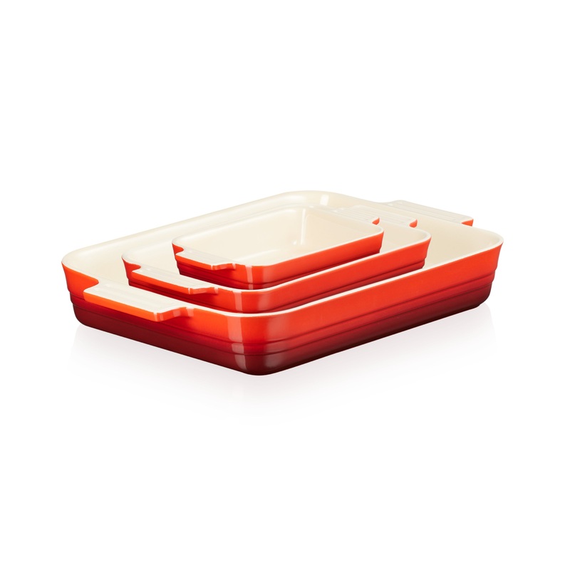 Le Creuset 3 Piece Stoneware Set - Cerise