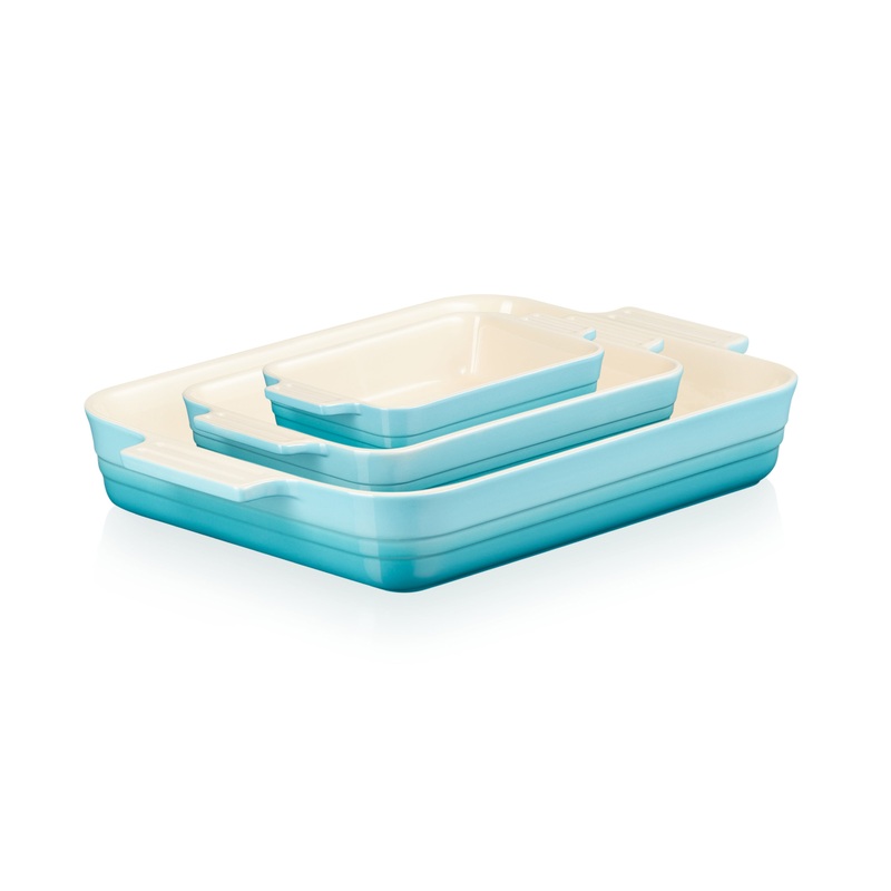 Le Creuset 3 Piece Stoneware Set - Teal