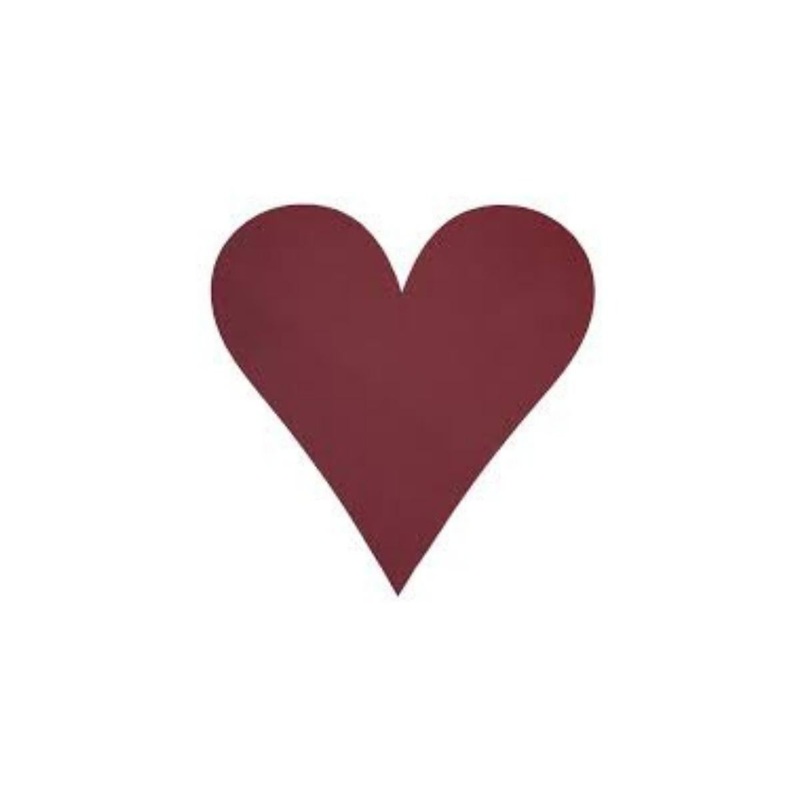 Lind DNA Heart Coasters - Red