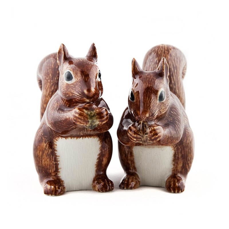 Red Squirrel Salt & Pepper Shaker Set