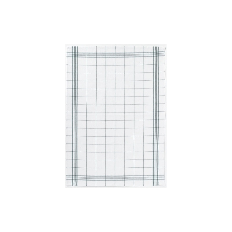 Winkler Cotton Check Tea Towel - Grey