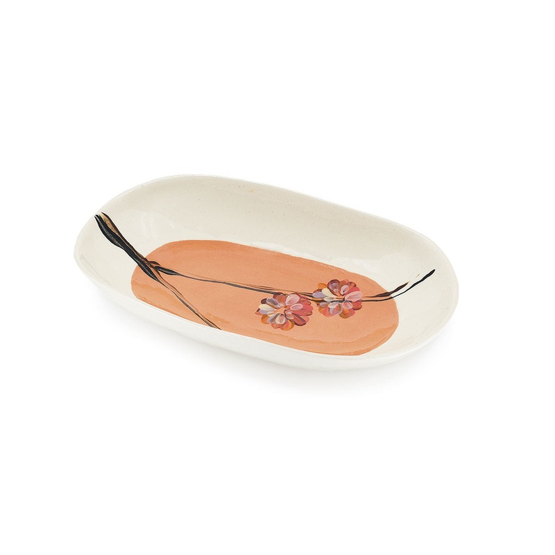 Wonki Ware Cherry Blossom Rice Dish - Salmon