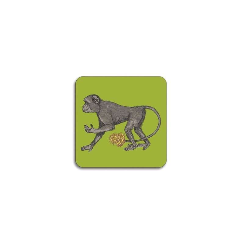 Avenida Home Puddin' Head Monkey Coaster