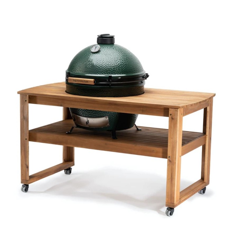 Big Green Egg with Eucalyptus Table - XL