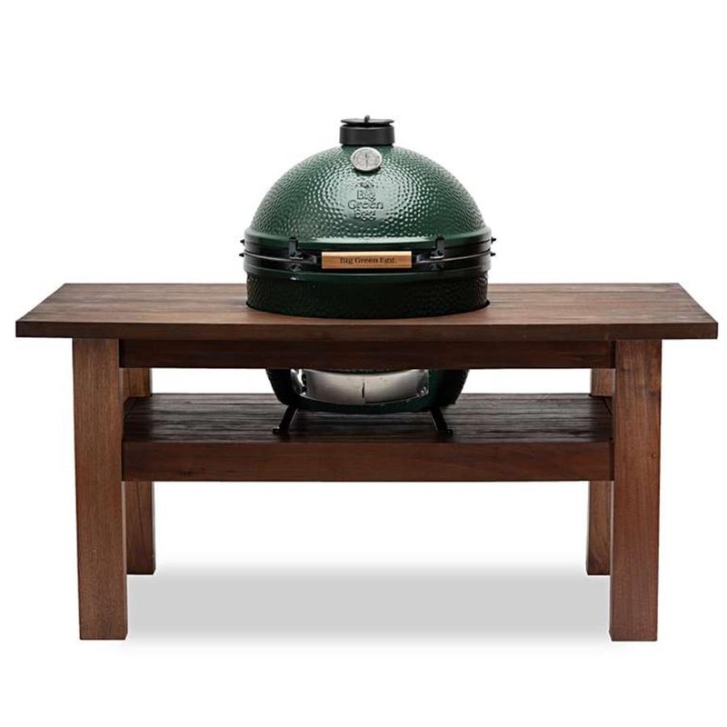 Big Green Egg with Premium Royal Mahogany Table - XL