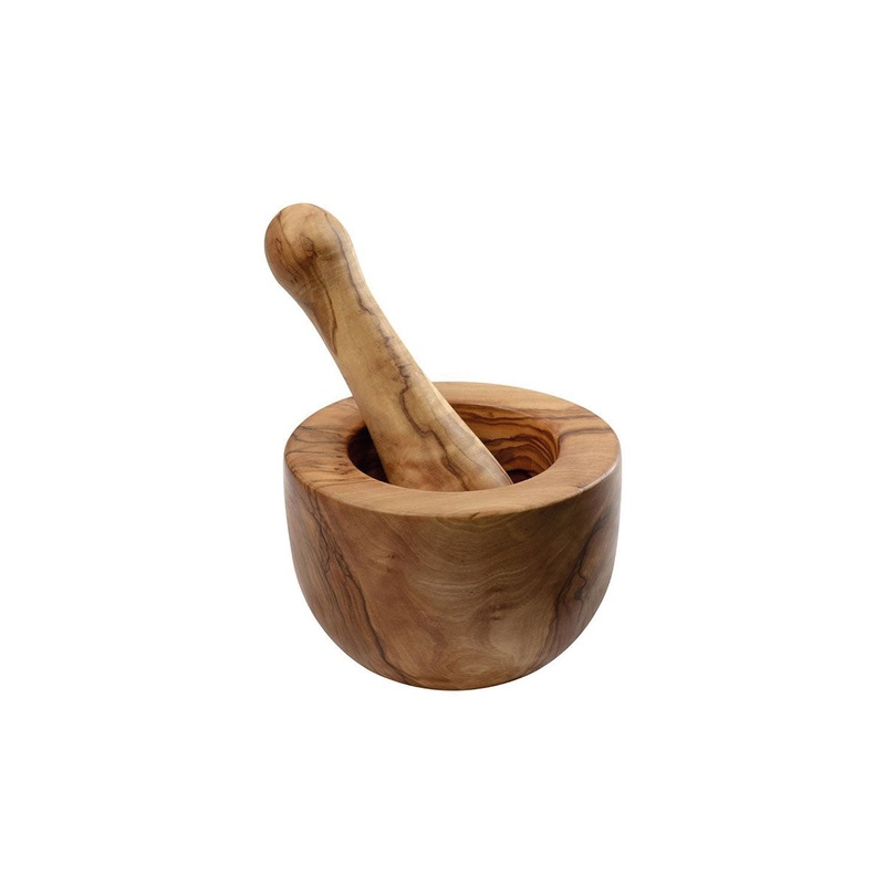 Eddingtons Olive Wood Pestle & Mortar - 12cm