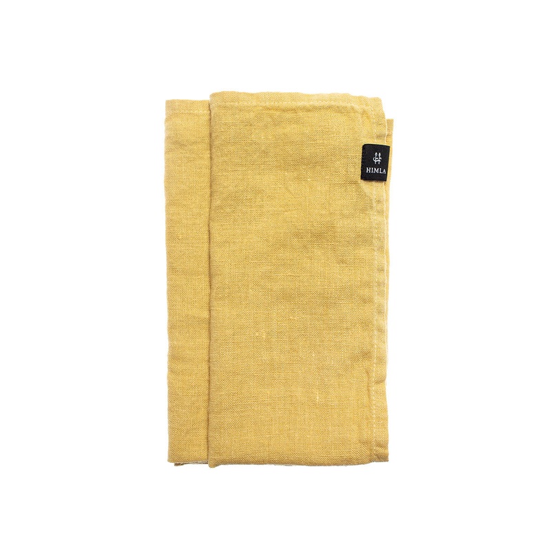Himla Sunshine Set of 4 Napkins - Honey