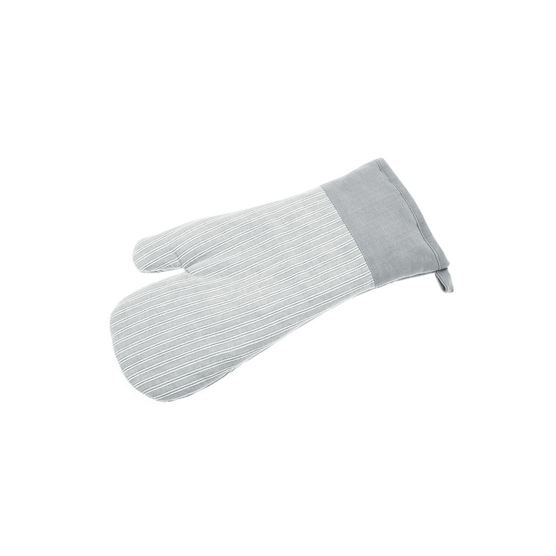 Walton & Co Oven Glove - Grey Ticking