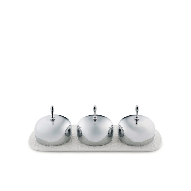 Alessi Dressed Jam Tray - 3 Pots