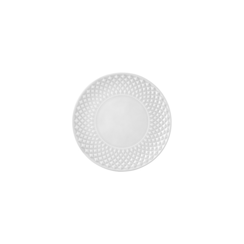 Bordallo Pinheiro Bicos Light Grey Bread Plate